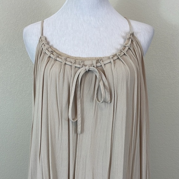 Soft Surroundings strap cream lace maxi dress size medium - Picture 2 of 8